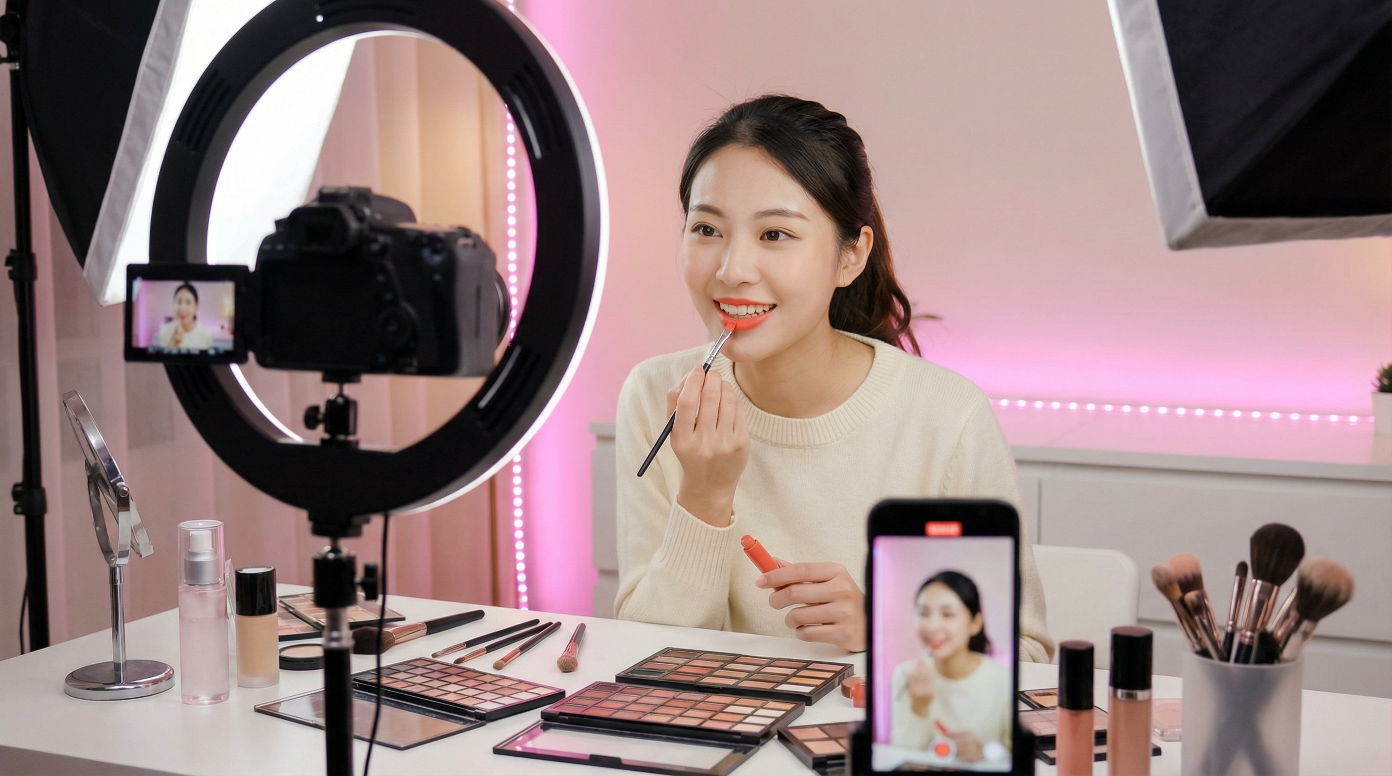 51每日大赛视频：美妆教程视频演示